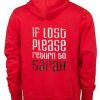 If Lost Please Return Sarah Hoodie back