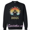 Less People More Dogs Sweatshirt
