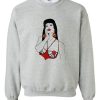 Women Pose Sexy Sweatshirt
