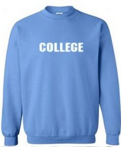 College Font Sweatshirt