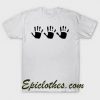 555 handprint graphic T Shirt