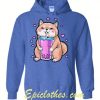 Shiba Inu Drinking Bubble Tea Hoodie