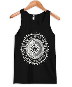 We live by the sun tanktop