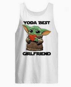 yoda best girlfriend tank top