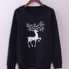 Deer Graphic Sweatshirt