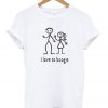 I Love To Boogie Graphic T Shirt