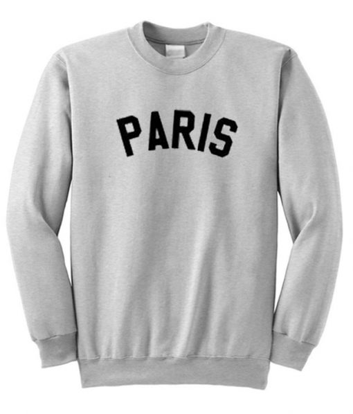 Paris Font Sweatshirt