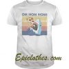 Shark Eat Pizza Om Nom Nom Vintage Shirt