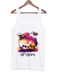Thats No moon Watercolor Tanktop