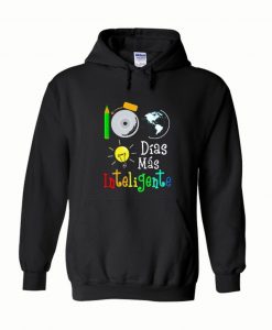 100 dias mas inteligente Hoodie