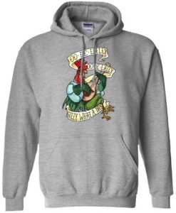 Alan A Dale Rooster Hoodie Pullover