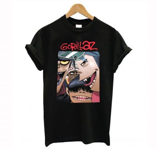 Gorillaz Faces Band T Shirt
