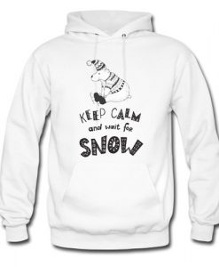 Keep Calm And Wait For Snow Hoodie