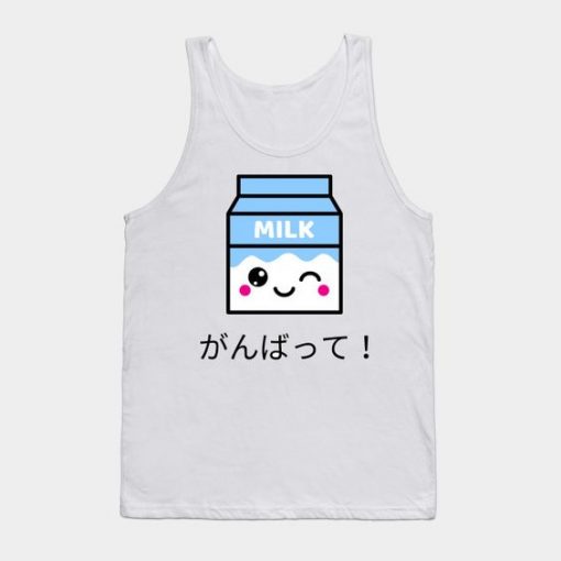 Milk cartoon Japanese Tanktop