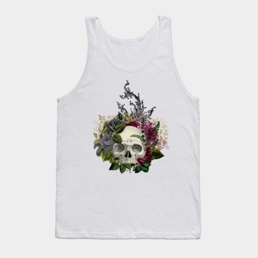 Skeleton floral tanktop
