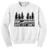 who cut one crewneck sweatshirt