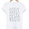 ABCDE FUCK Donald Trump T Shirt