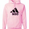 Adidas Sad Logo Parody Hoodie