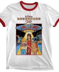 Alien Abduction Club Ringer Tee