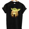 Baby Yoda Sunset T shirt
