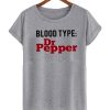 Blood Type Dr Pepper T-shirt