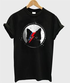 Bowie flash the Cat T shirt