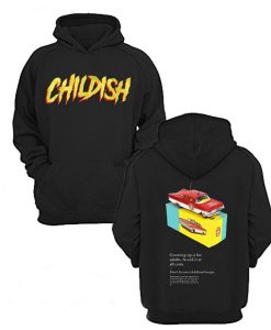 Childish Toy Car Graphic Hoodie