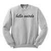 Hello Weirdo Crewneck Sweatshirt