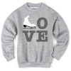 Ice Skating Love Logo sweatshirt