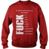Oh Look My Entire Vocabulary fuck On My Shirt Sweater