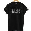 Periodic Table Barista T shirt