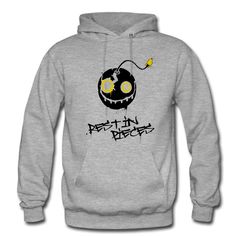 Rest In Pieces Funny Hoodie