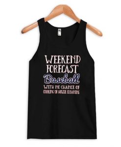 Weekend Forecast Baseball Tank Top