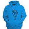 tribal tiger Hoodie pullover