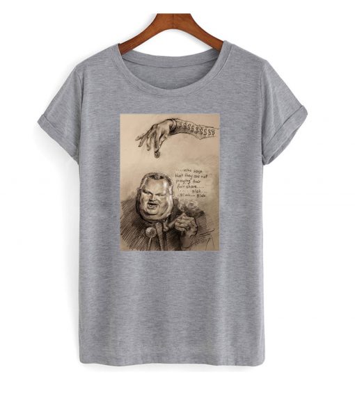 Feeding The Talking Heads Like Rush Limbaugh T shirt