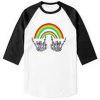 Louis Tomlinson Rainbow skeleton Raglan T Shirt