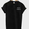 Nicest Asshole Pocket Print T Shirt