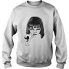 Snoopy Drawing Mia Wallace Sweatshirt