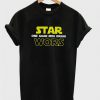 Star Worz Onz Gaan Nou Braai T shirt