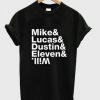 Stranger Things Cast Name T ShirtStranger Things Cast Name T Shirt