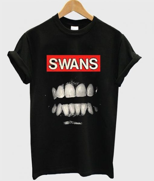 Swans Teeth Graphic T Shirt