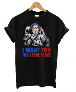 Uncle Sam I Want You For Space Force T shirt