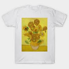 Vincent Van Gogh Sunflowers Graphic T Shirt