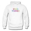 brain washed rainbow font hoodie