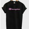 Champion Pink Letter T-Shirt