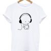 Earphone Music T shirt