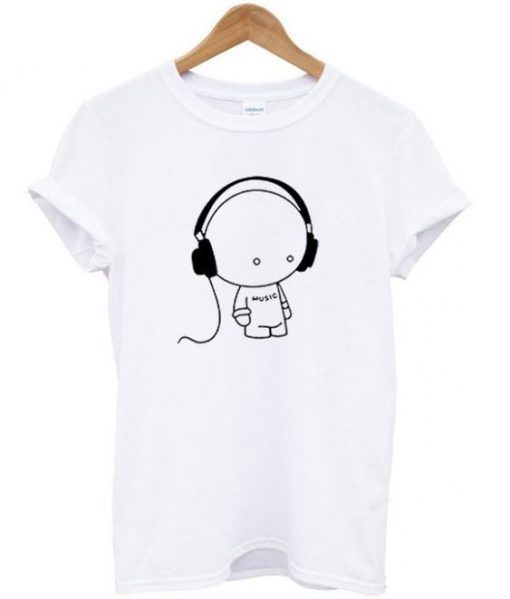 Earphone Music T shirt