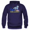 Egg Cellent Dinosaur Hoodie Pullover