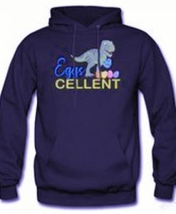 Egg Cellent Dinosaur Hoodie Pullover