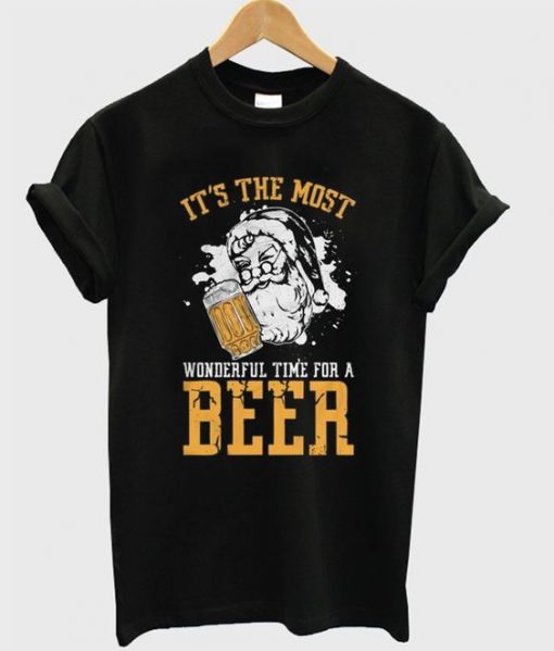 it’s the most wonderful time for a beer t-shirt